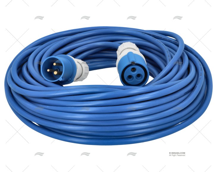 TERMINAL 16A C/CABLE 25m CEE17+CEE17 IMNASA