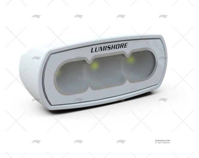 ECLIPSE FLOODLIGHT 4" WHITE LUMISHORE