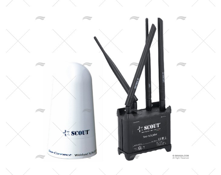 DOUBLE ROUTEUR AVEC ANTENNE WIFI SEA CON