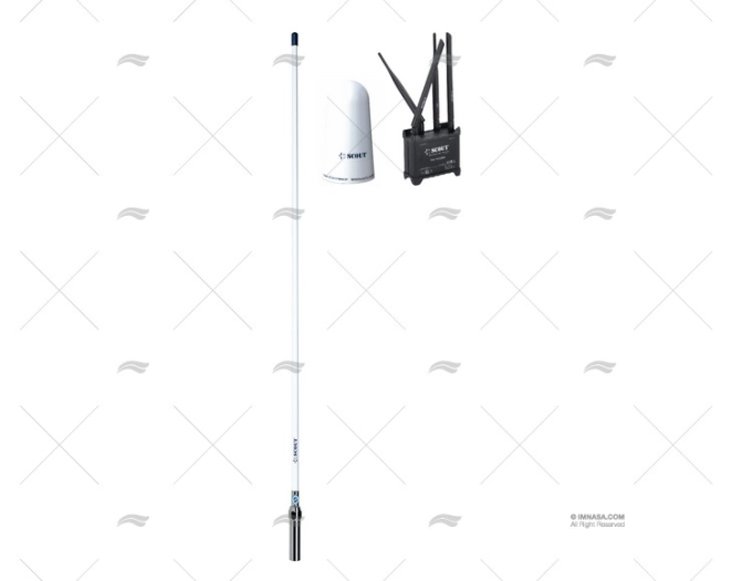 ROUTER DUAL CON 2 ANTENAS KS-62 + SEA CONECT