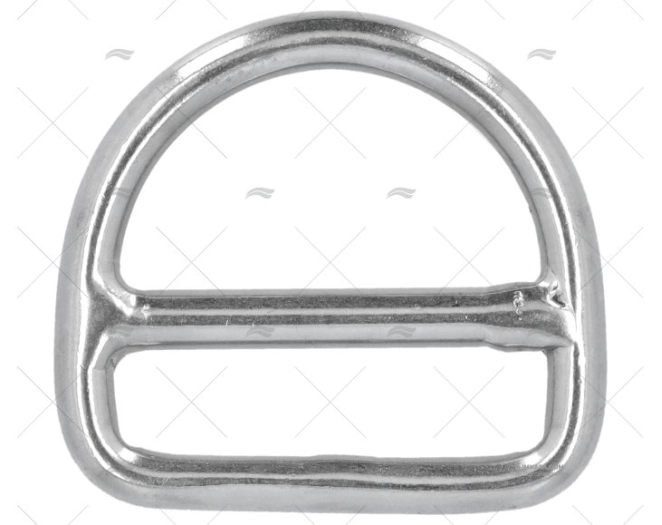 ROUND 1/2 RING WITH BAR S.S.316 6x50mm