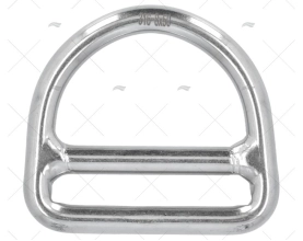 ROUND 1/2 RING WITH BAR S.S.316 8x50mm