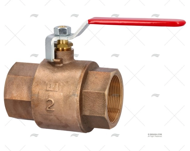 BRONCE BALL VALVE FULL FLOW  2"