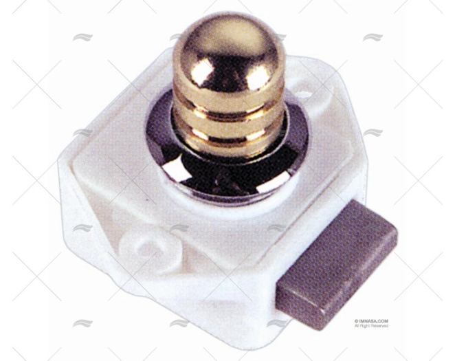 PUSH KNOB LOCK  CHROMED 19.5x16 mm FORESTI SUARDI