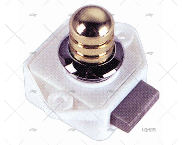 PUSH KNOB LOCK  CHROMED 19.5x16 mm