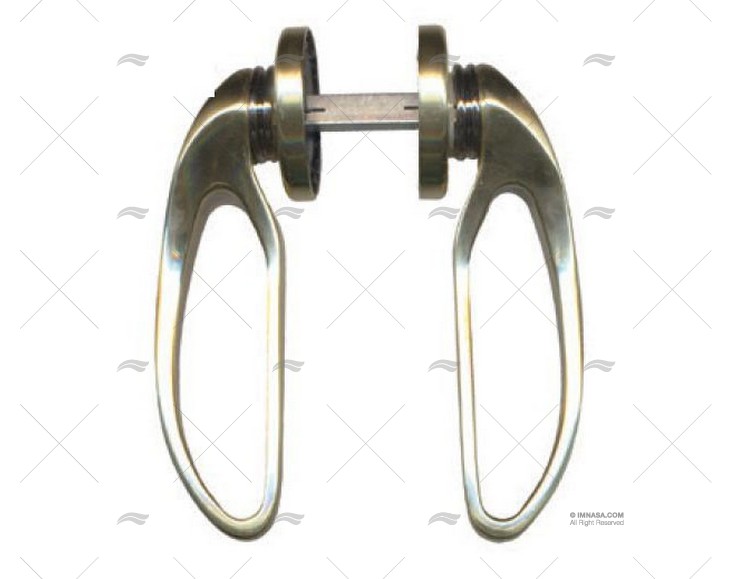 POIGNEE DE PORTE LAITON CHROME FORESTI SUARDI