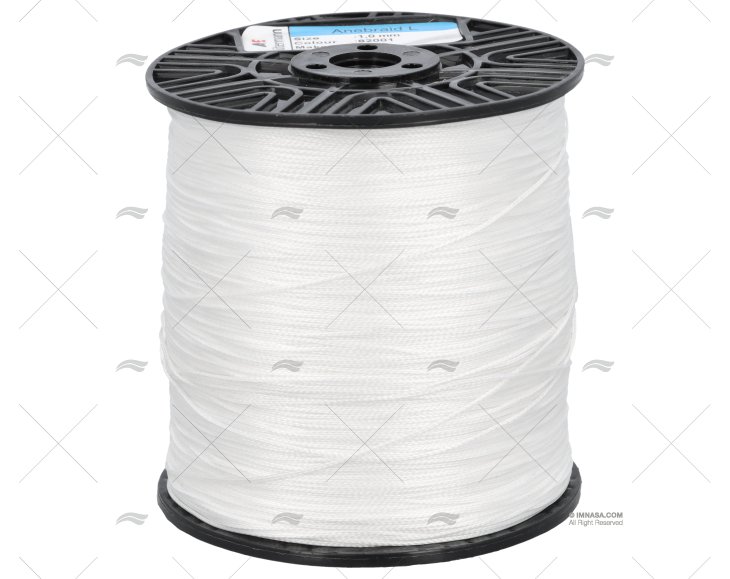 FIL SUIFER 1mm 800mm ANEBRAID L BLANC