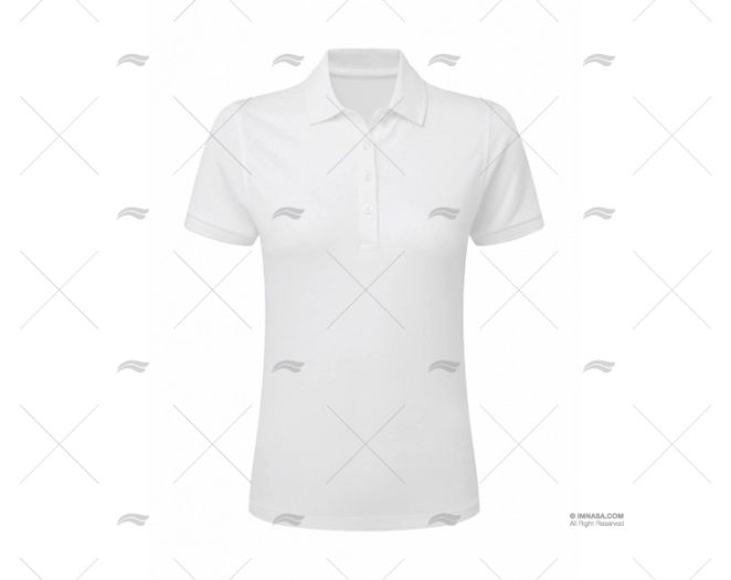 POLO PIQUE WOMAN WHITE S