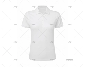 POLO PIQUE MUJER BLANCO M