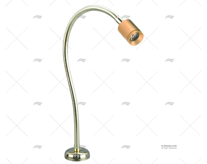 CHART LIGHT LED CHR BRASS 8-30V TUBE