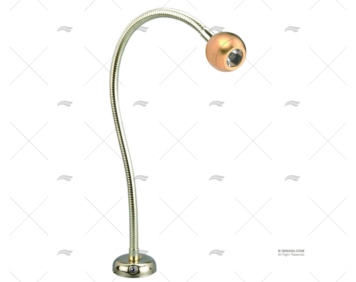 CHART LIGHT LED CHR BRASS 8-30V BALL