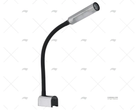 READING LIGHT BLACK USB A/C LED 10-30V