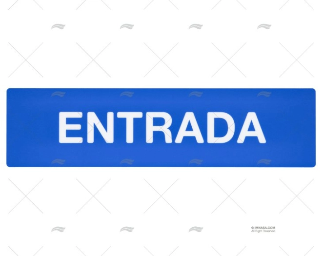 SEÑAL ENTRADA CON LETRAS IMNASA