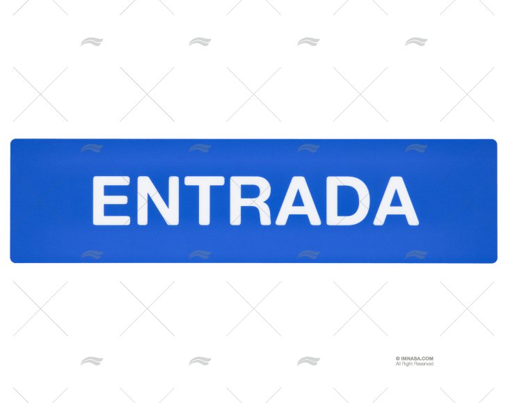 SEÑAL ENTRADA CON LETRAS IMNASA