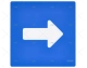 DIRECTIONAL ARROW SIGN IMNASA