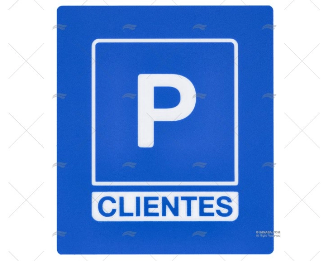 SEÑAL DE PARKING PARA CLIENTES IMNASA