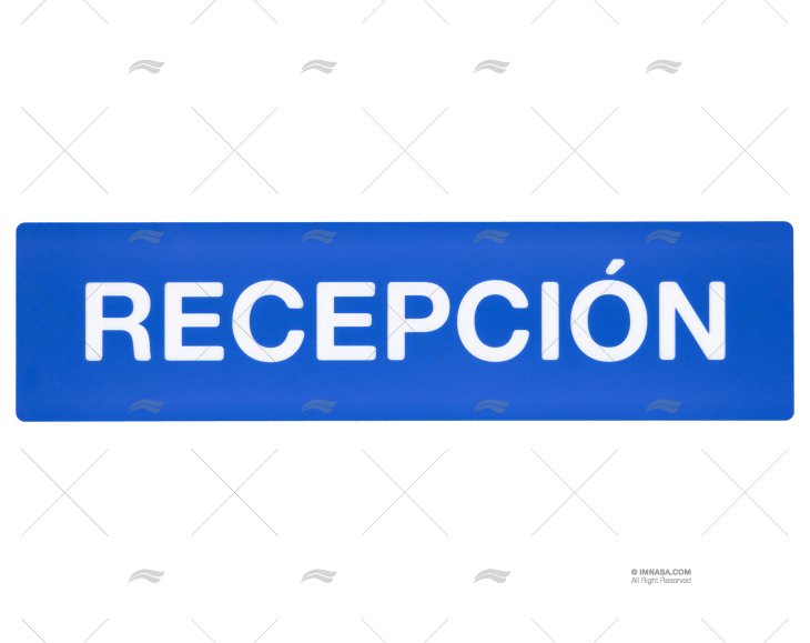 SEÑAL RECEPCION CON LETRAS IMNASA