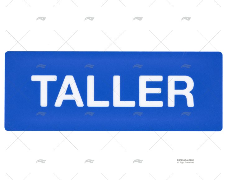 SEÑAL DE TALLER CON LETRAS