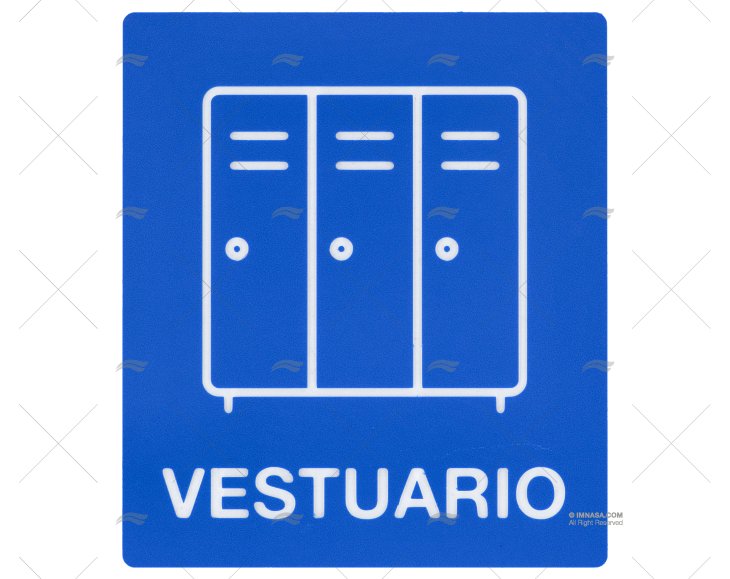 SEÑAL DE VESTUARIO TAQUILLAS Y LETRAS