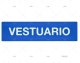 SINAL VESTIÁRIO COM LETRAS IMNASA