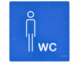 SEÑAL DE WC PARA HOMBRES IMNASA