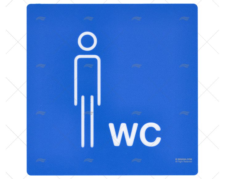 SEÑAL DE WC PARA HOMBRES IMNASA