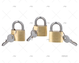 BRASS PADLOCK 30mm K3Ud.