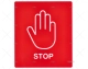 PLACA NAO PASSAR - STOP COM LETRAS IMNASA