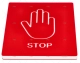 PLACA NAO PASSAR - STOP COM LETRAS IMNASA