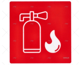 FIRE EXTINGUISHER ZONE SIGN IMNASA