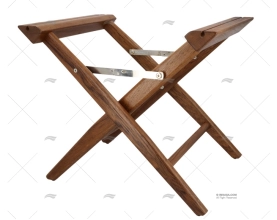 FOLDABLE OILED TEAK STOOL ARC MARINE