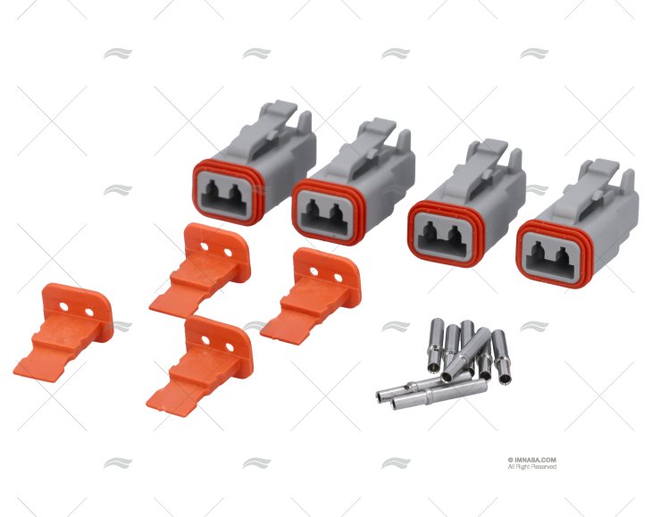 CONNECTOR MALE DT 2 PINS IP67 (4)