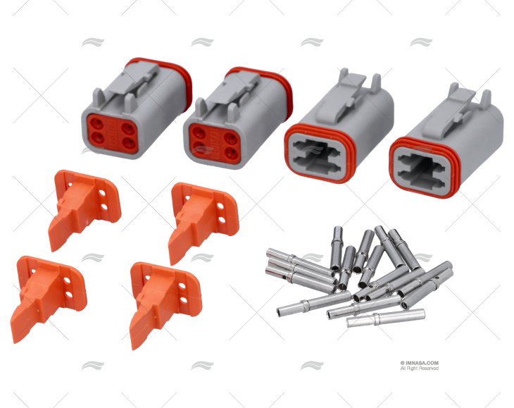 CONNECTOR MALE DT 4 PINS IP67 (4)