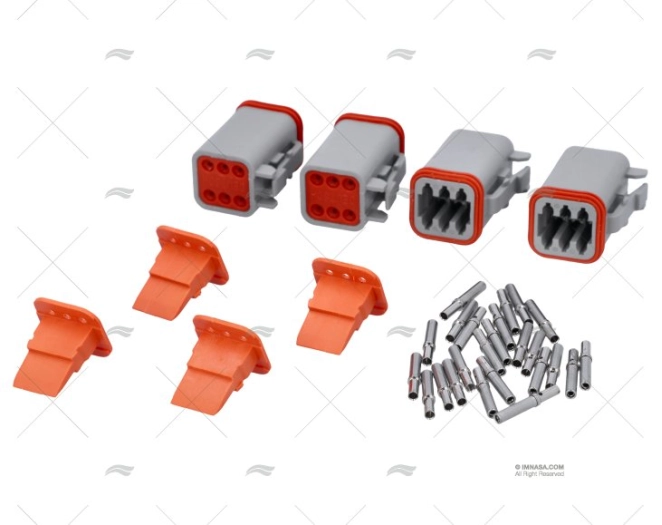 CONNECTOR MALE DT 6 PINS IP67 (4)