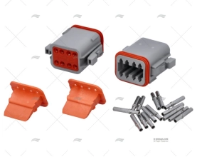 CONNECTOR MALE DT 8 PINS IP67 (2)