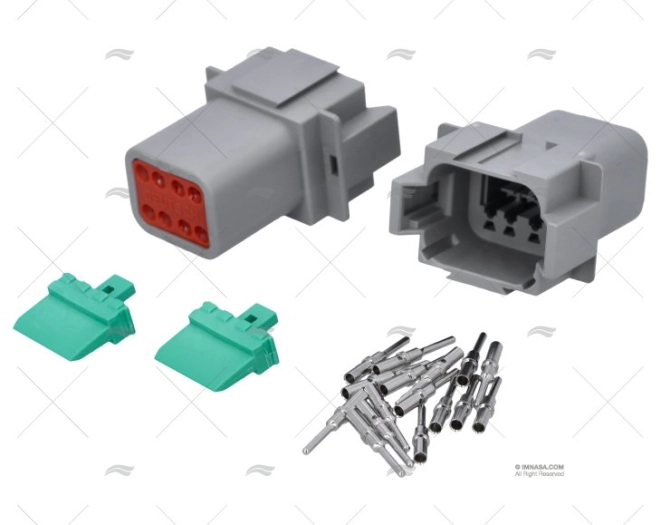 CONNECTOR FEMALE DT 8 PINS IP67 (2)