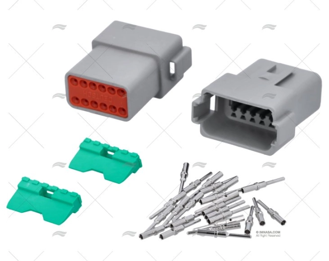 CONNECTOR FEMALE DT 12 PINS IP67 (2)