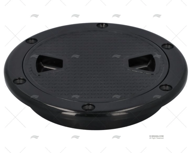 ACCESS HATCH ROUND ABS BLACK 141mm