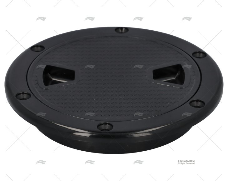 ACCESS HATCH ROUND ABS BLACK 141mm