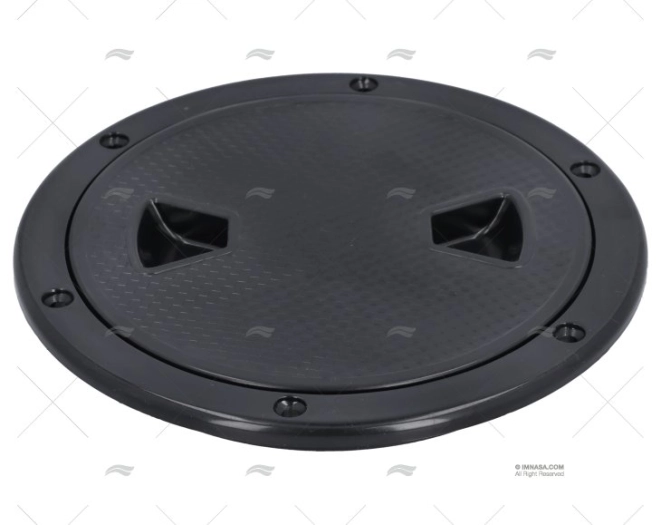 ACCESS HATCH ROUND ABS BLACK 196mm