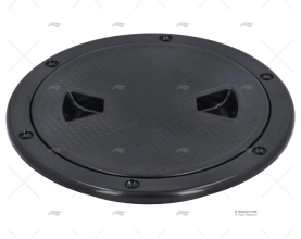 ACCESS HATCH ROUND ABS BLACK 196mm