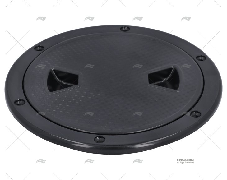 ACCESS HATCH ROUND ABS BLACK 196mm