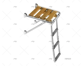 PLATAFORMA INOX C/ESCALERA TELES.