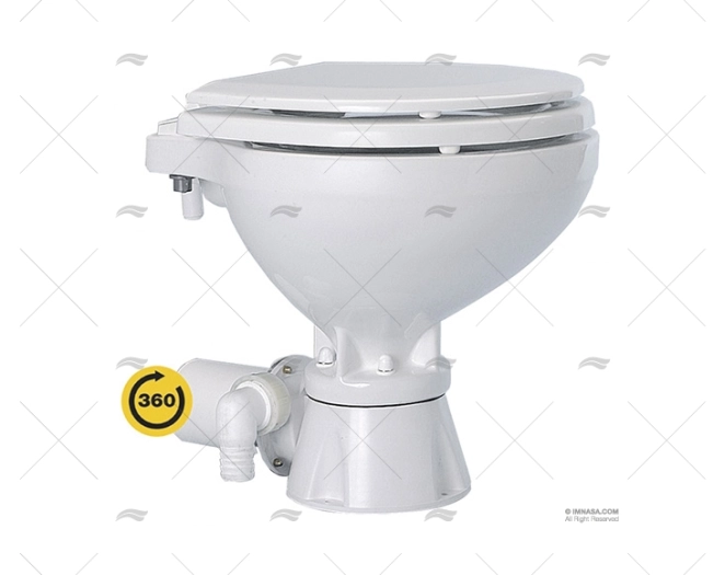 ELECTRIC TOILET  12V SPAVER SABER SILENT OCEAN TECHNOLOGIES