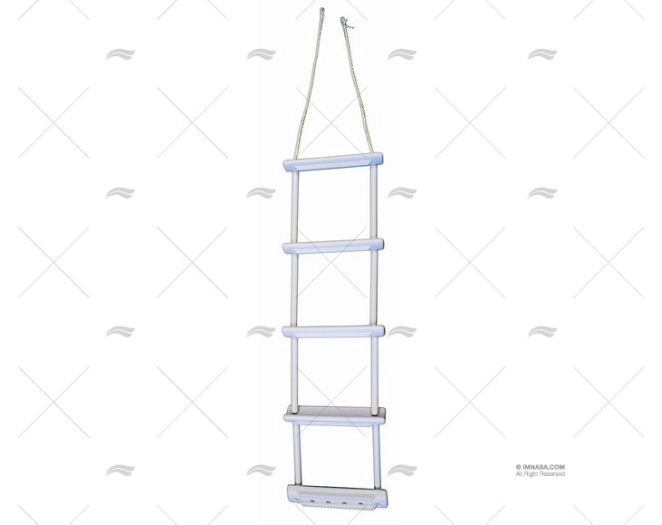 ESCALERA DE CUERDA PLEGABLE EN PLASTICO