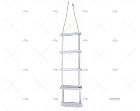 ESCALERA DE CUERDA PLEGABLE EN PLASTICO