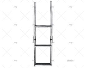 ESCALERA PLEGABLE INOX 3 PELDAÑOS