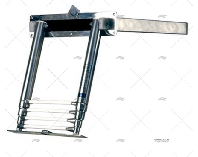 ESCALERA EMPOTRABLE INOX 3 PELDAÑOS