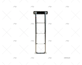 ESCALERA EMPOTRABLE INOX 4 PELDAÑOS