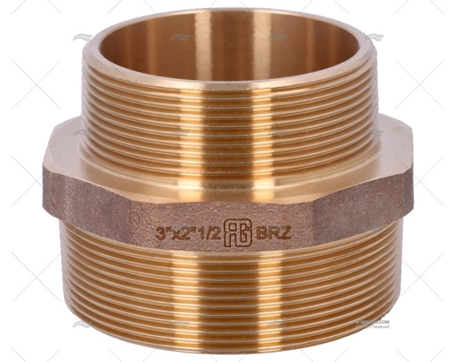 BRONZE COUPLER MALE-MALE 3"-2"1/2 GUIDI